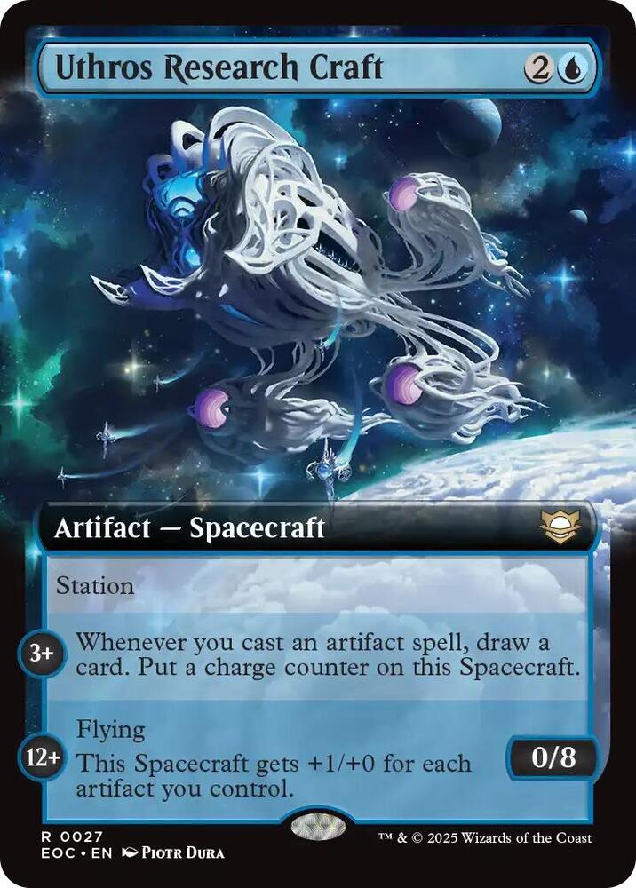 Uthros Research Craft (Extended Art) (27) [Edge of Eternities Commander]