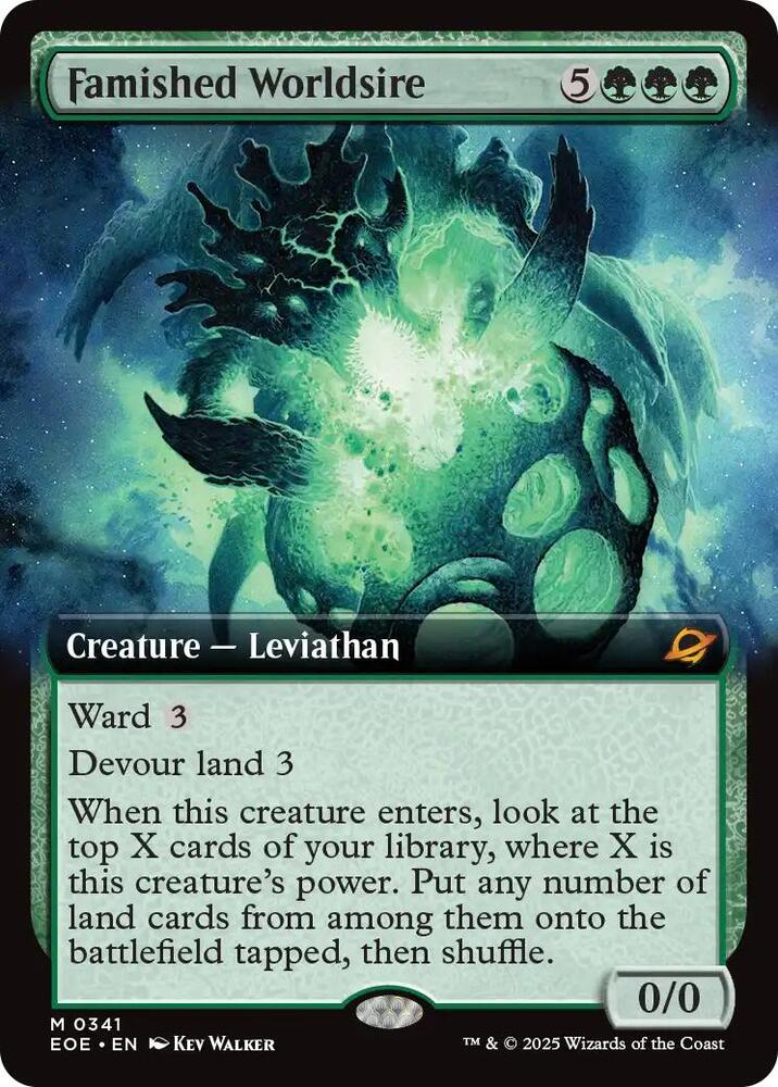 Famished Worldsire (Extended Art) (341) [Edge of Eternities]