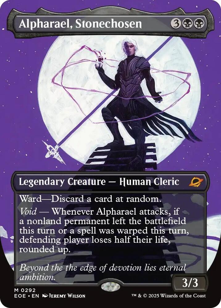 Alpharael, Stonechosen (Borderless) (292) [Edge of Eternities]