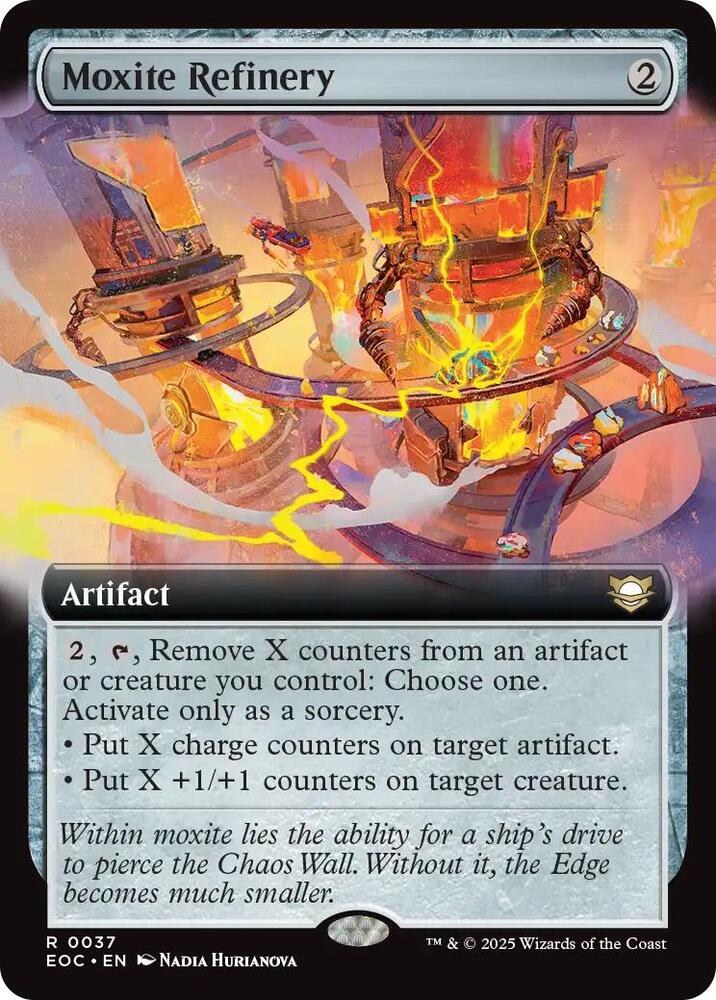 Moxite Refinery (Extended Art) (37) [Edge of Eternities Commander]
