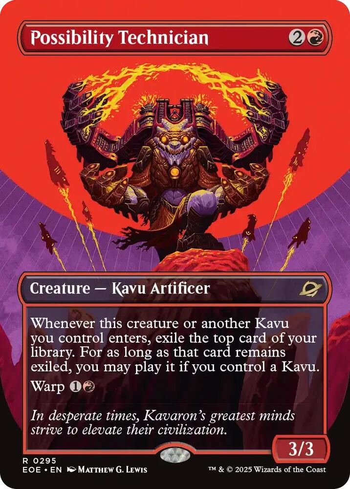 Possibility Technician (Borderless) (295) [Edge of Eternities]