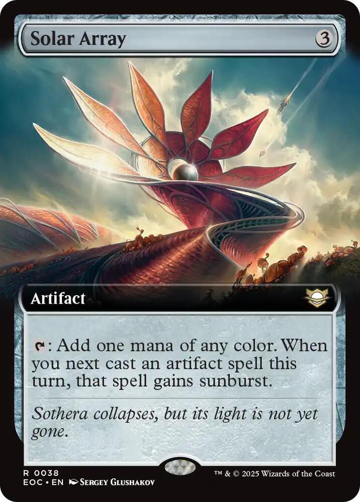Solar Array (Extended Art) (38) [Edge of Eternities Commander]