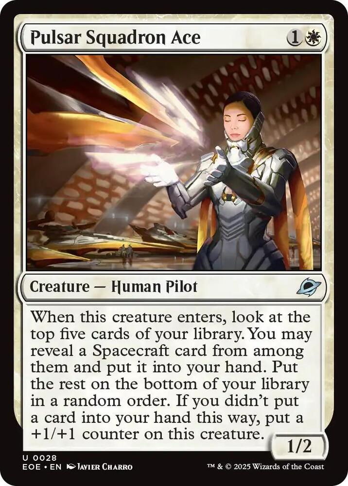 Pulsar Squadron Ace (28) [Edge of Eternities]