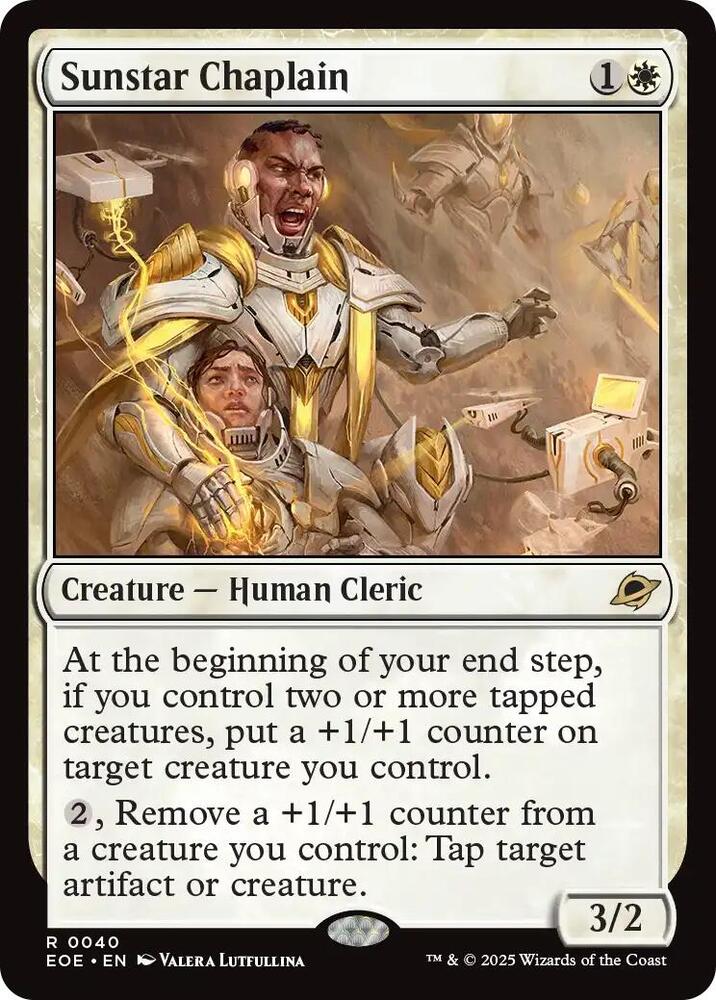 Sunstar Chaplain (40) [Edge of Eternities]