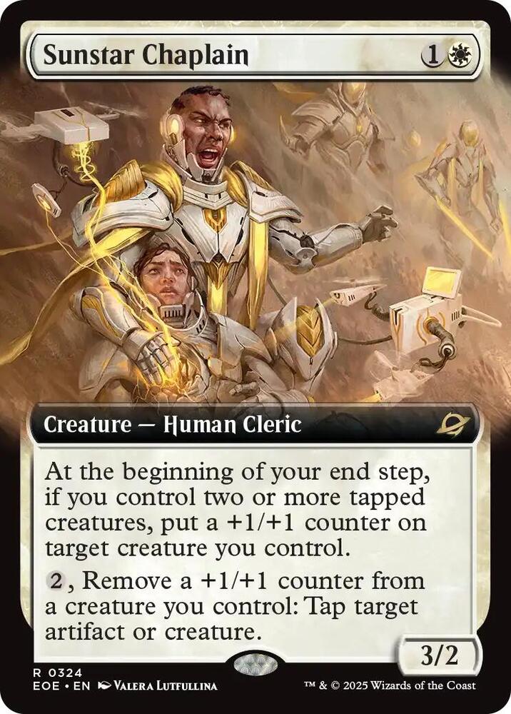Sunstar Chaplain (Extended Art) (324) [Edge of Eternities]