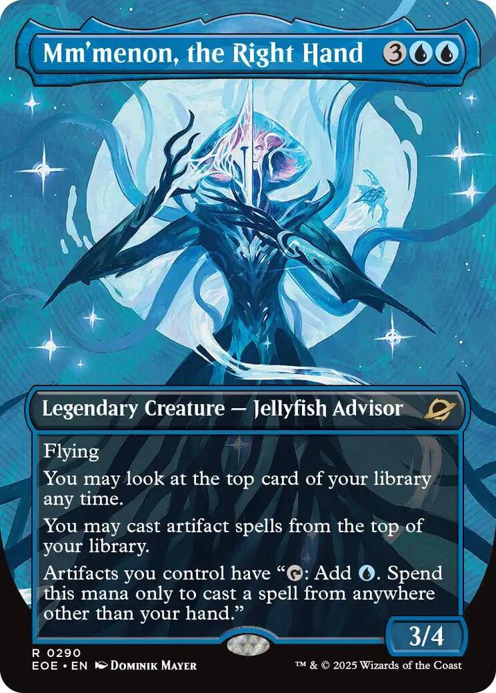 Mm'menon, the Right Hand (Borderless) (290) [Edge of Eternities]