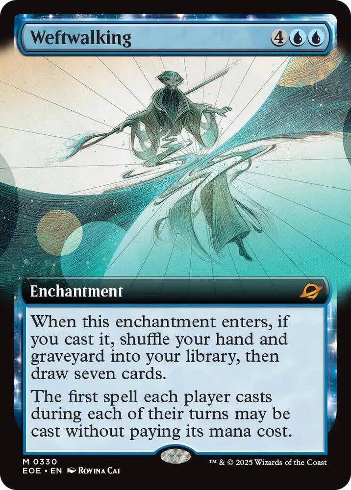 Weftwalking (Extended Art) (330) [Edge of Eternities]