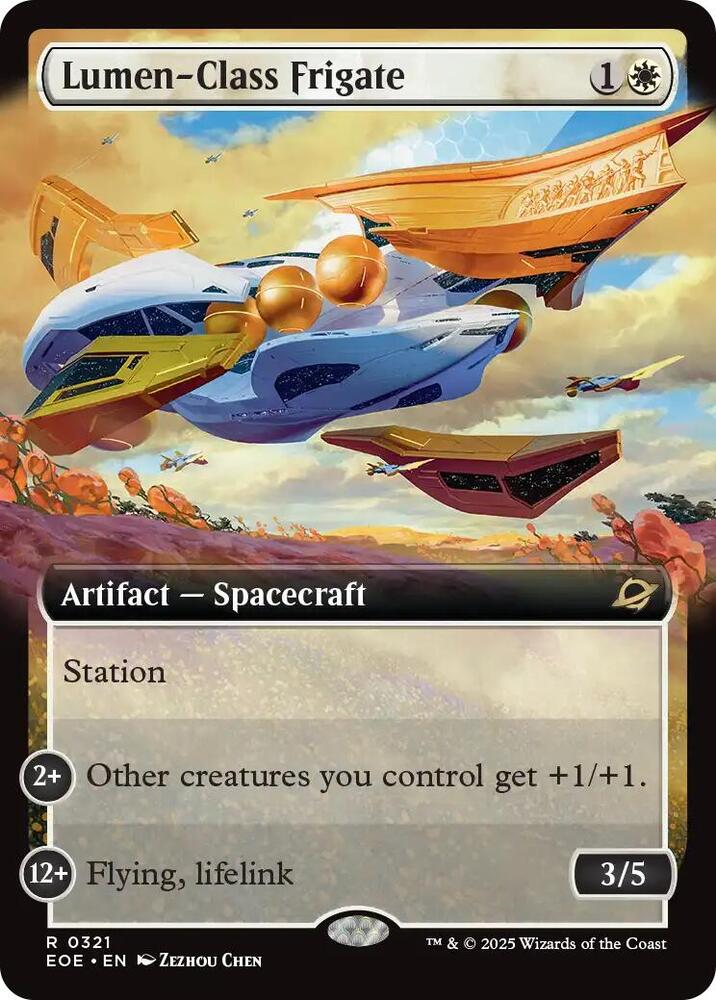 Lumen-Class Frigate (Extended Art) (321) [Edge of Eternities]