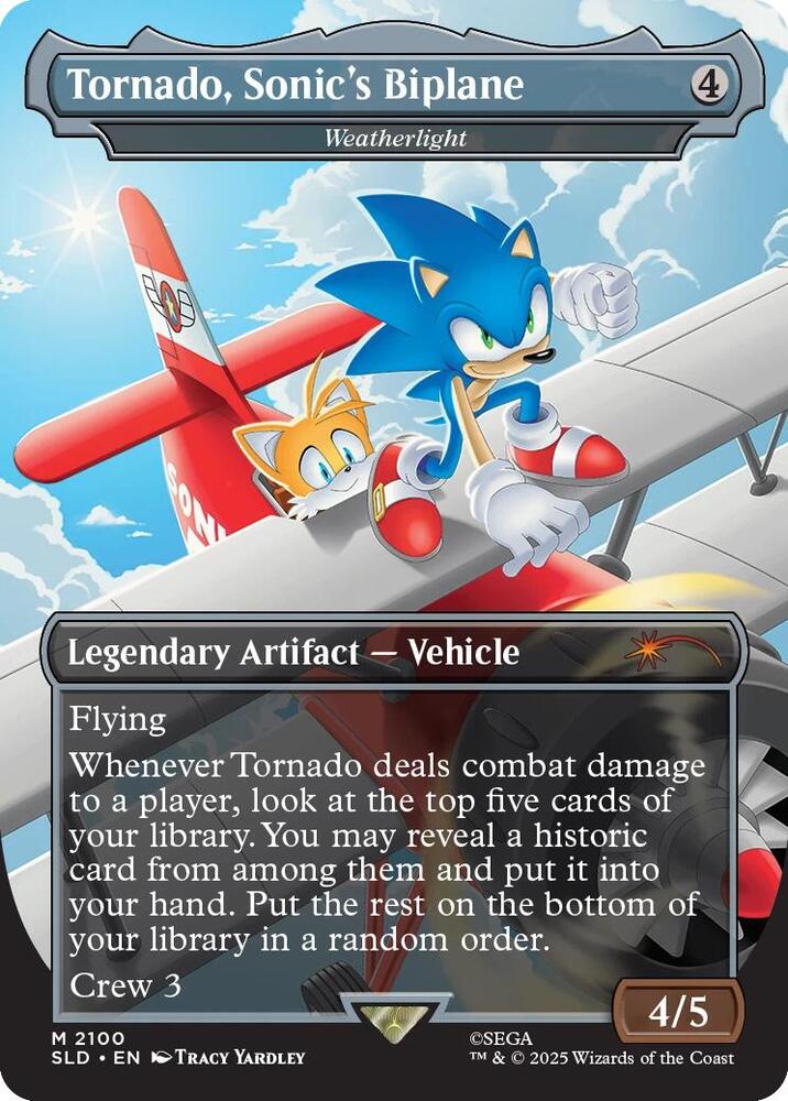Tornado, Sonic's Biplane - Weatherlight (2100) [Secret Lair Drop]