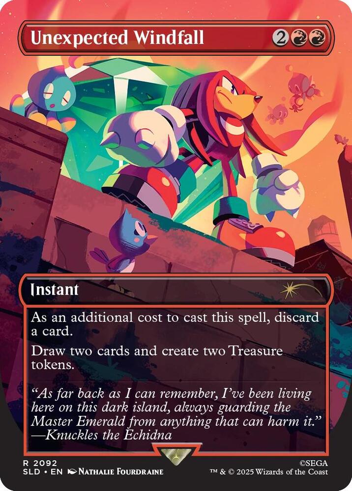 Unexpected Windfall (2092) [Secret Lair Drop]