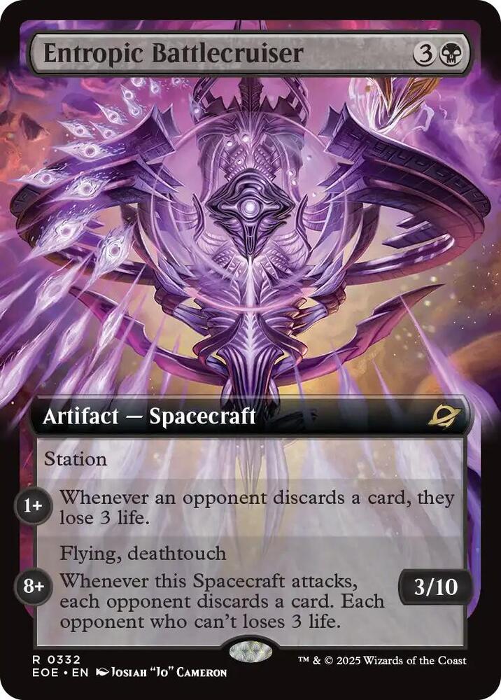 Entropic Battlecruiser (Extended Art) (332) [Edge of Eternities]