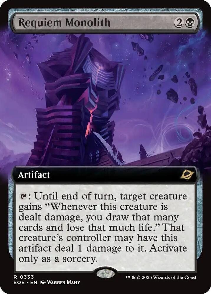 Requiem Monolith (Extended Art) (333) [Edge of Eternities]