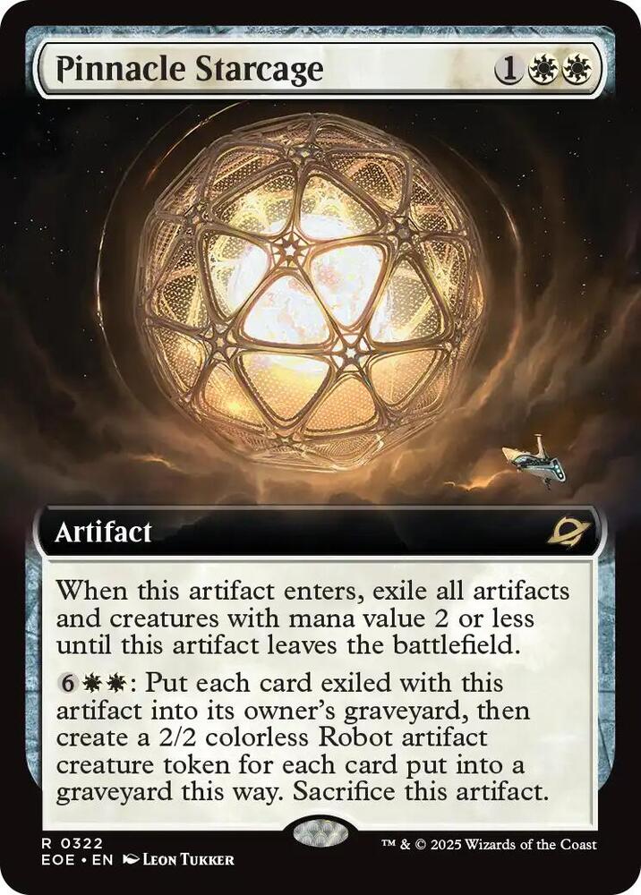 Pinnacle Starcage (Extended Art) (322) [Edge of Eternities]