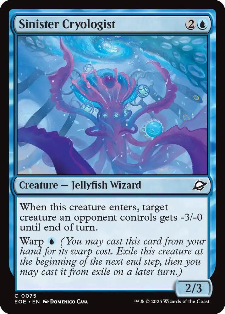 Sinister Cryologist (75) [Edge of Eternities]