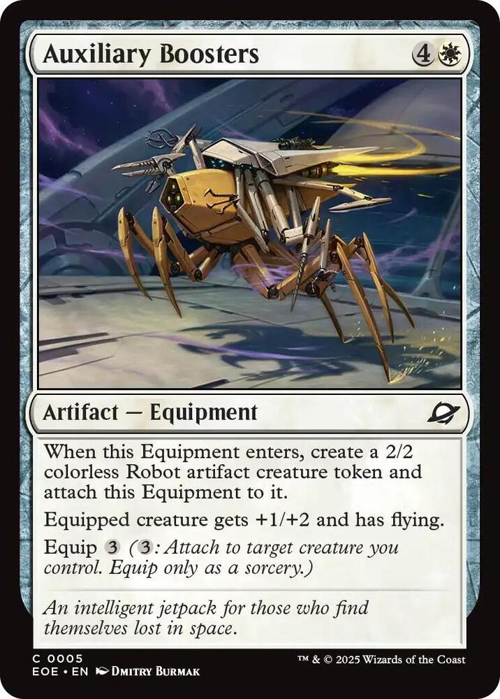 Auxiliary Boosters (5) [Edge of Eternities]