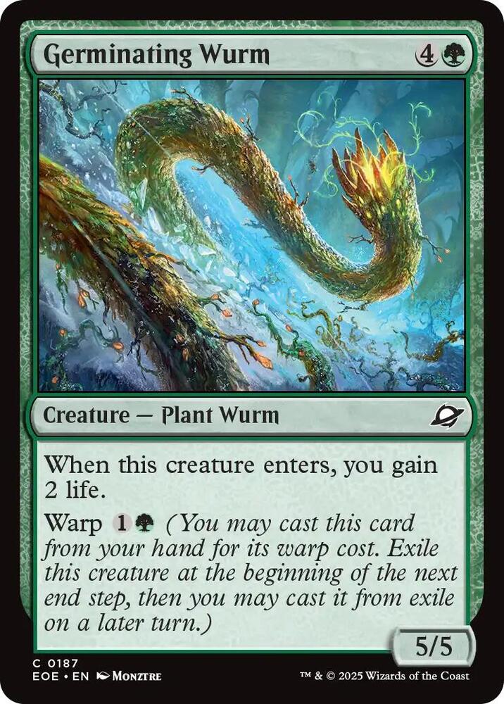 Germinating Wurm (187) [Edge of Eternities]