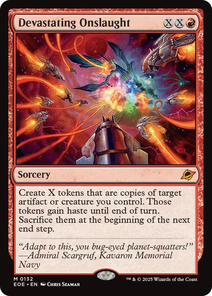 Devastating Onslaught (132) [Edge of Eternities]