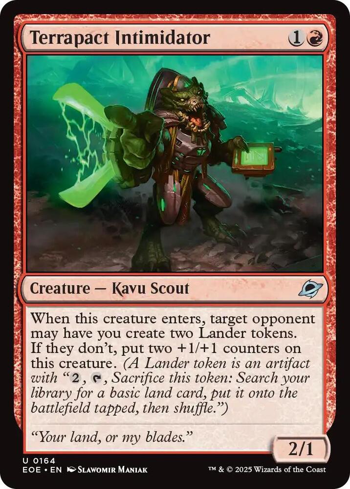 Terrapact Intimidator (164) [Edge of Eternities]