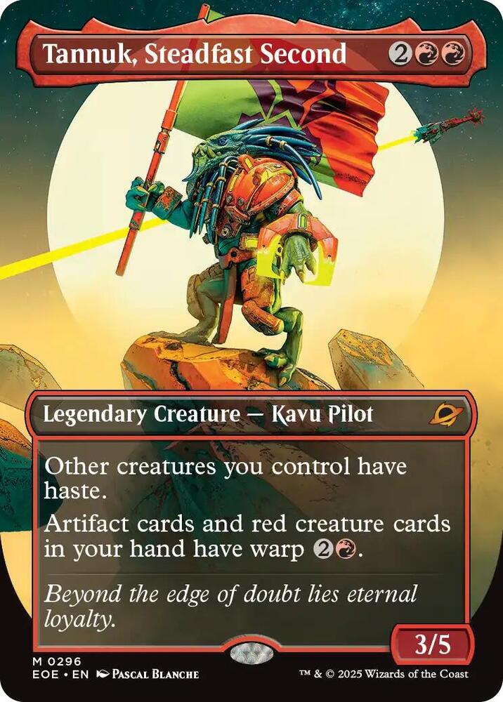 Tannuk, Steadfast Second (Borderless) (296) [Edge of Eternities]