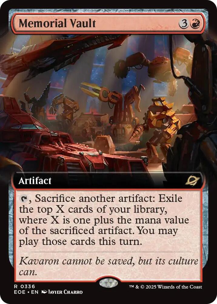 Memorial Vault (Extended Art) (336) [Edge of Eternities]