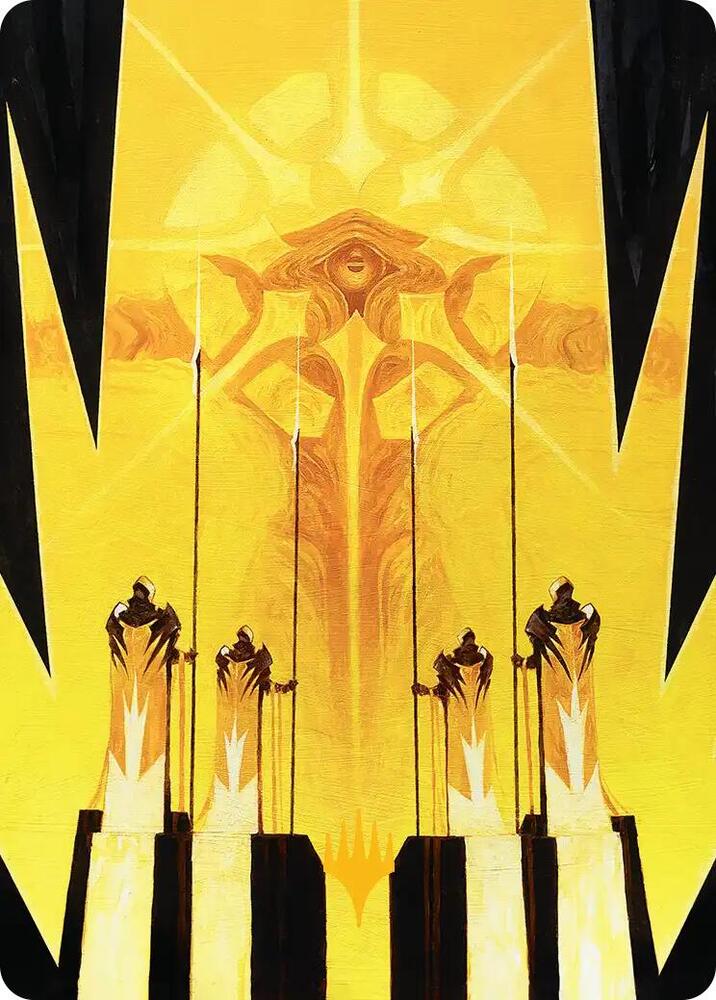 Hardlight Containment Art Card (Gold-Stamped Planeswalker Symbol) (4) [Edge of Eternities Art Series]