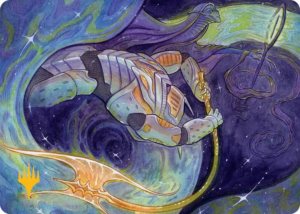 Seam Rip Art Card (Gold-Stamped Planeswalker Symbol) (6) [Edge of Eternities Art Series]