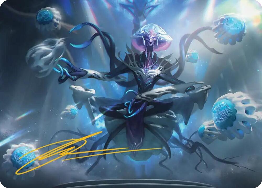 Mm'menon, the Right Hand Art Card (Gold-Stamped Signature) (8) [Edge of Eternities Art Series]