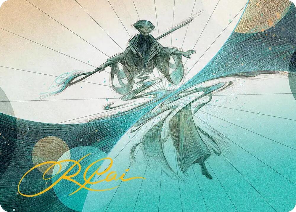 Weftwalking Art Card (Gold-Stamped Signature) (10) [Edge of Eternities Art Series]