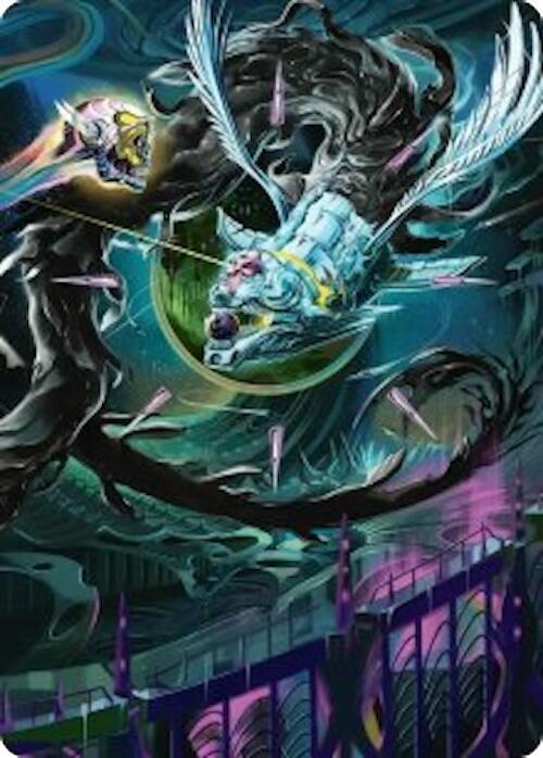 Quantum Riddler Art Card (39) [Edge of Eternities Art Series]