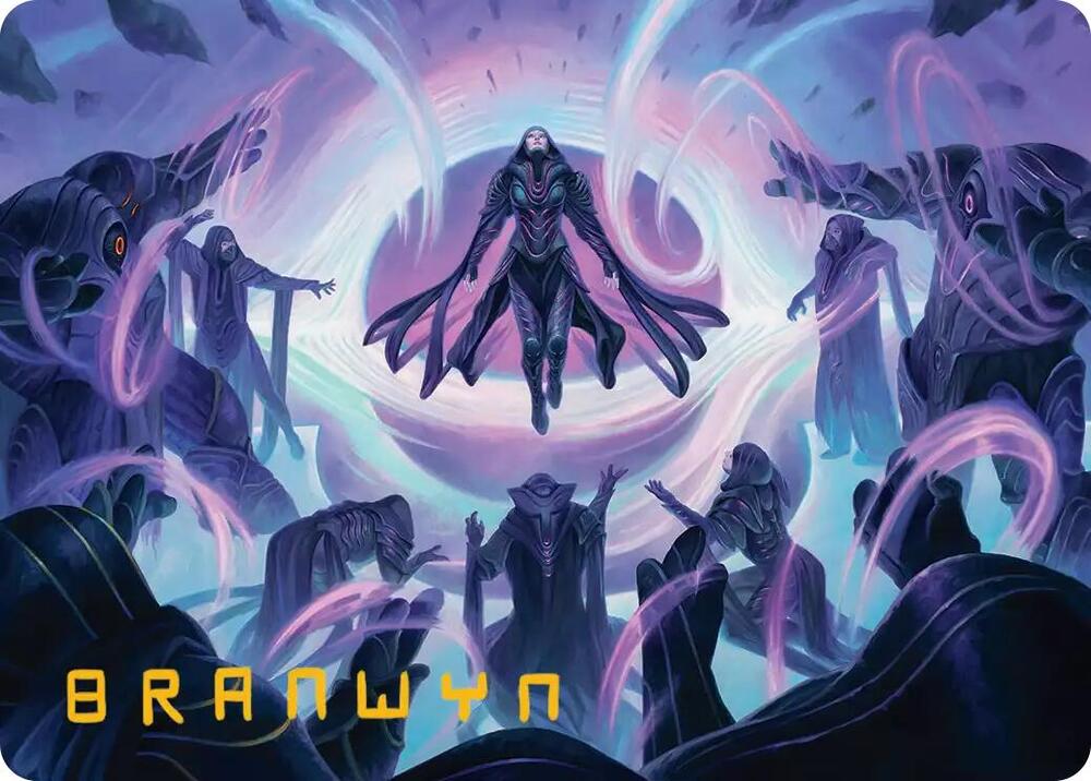 Chorale of the Void Art Card (Gold-Stamped Signature) (12) [Edge of Eternities Art Series]