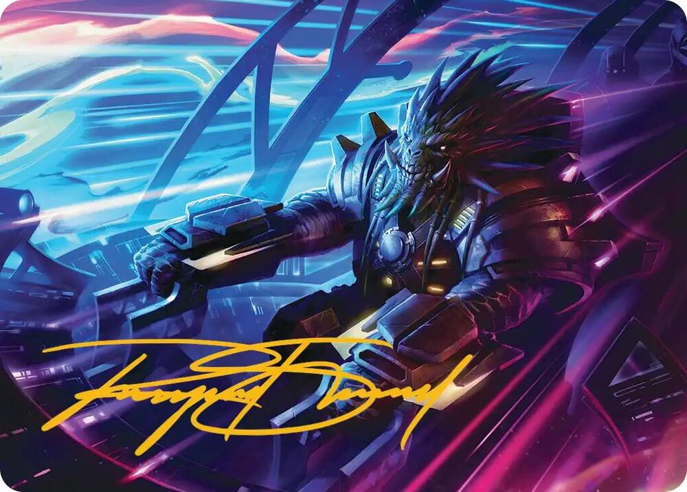 Tannuk, Steadfast Second Art Card (Gold-Stamped Signature) (19) [Edge of Eternities Art Series]