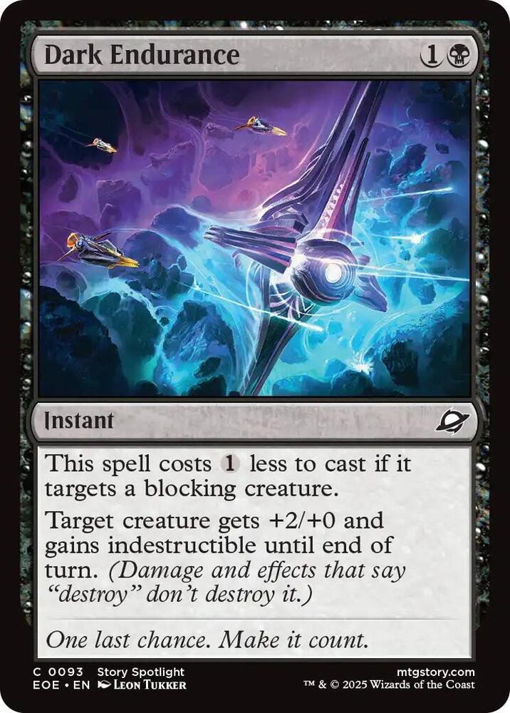 Dark Endurance (93) [Edge of Eternities]
