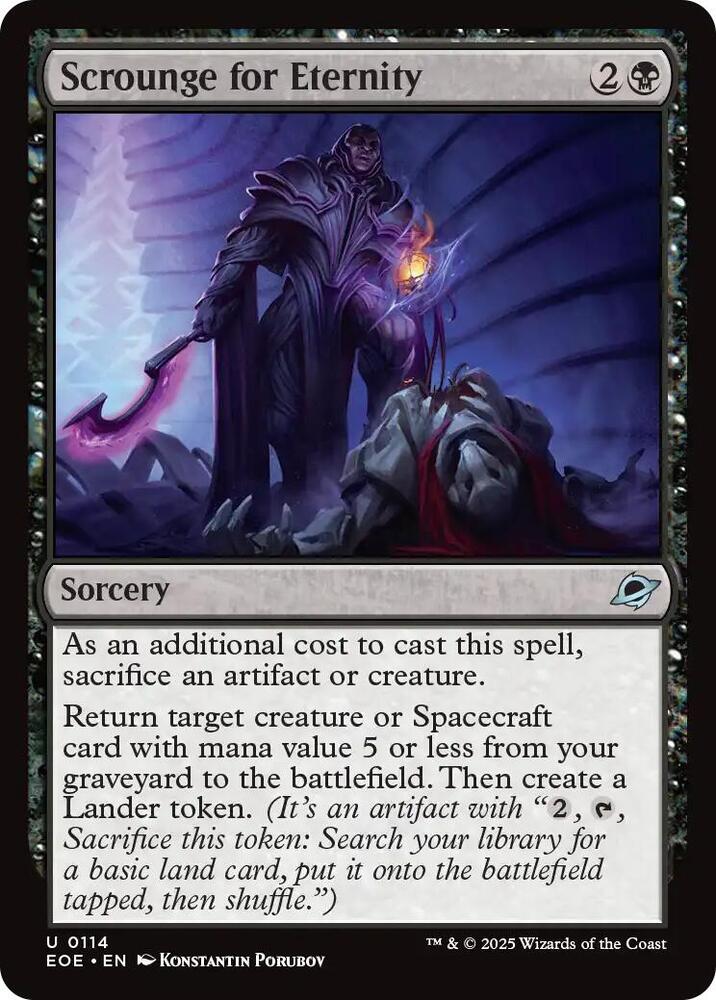 Scrounge for Eternity (114) [Edge of Eternities]