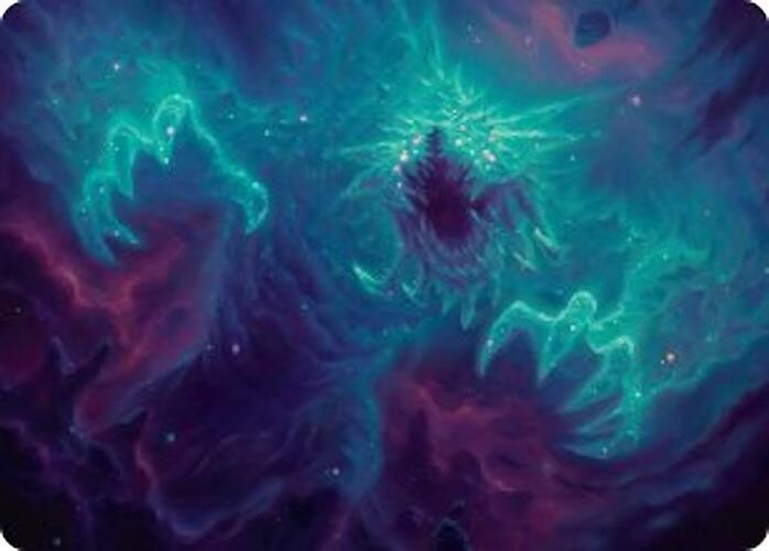 Cosmogoyf Art Card (24) [Edge of Eternities Art Series]