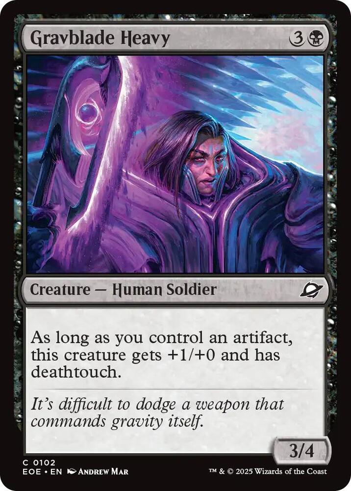Gravblade Heavy (102) [Edge of Eternities]