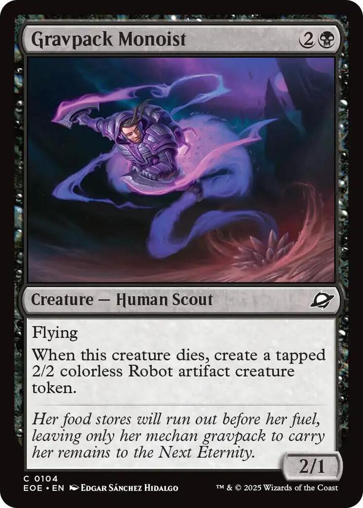 Gravpack Monoist (104) [Edge of Eternities]