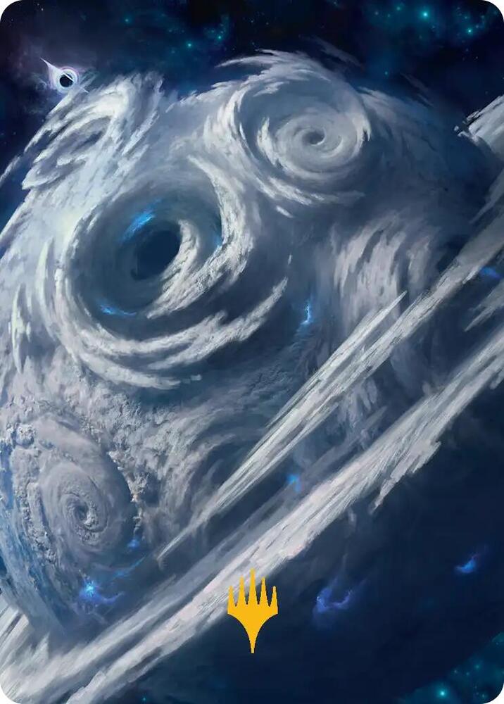 Uthros, Titanic Godcore Art Card (Gold-Stamped Planeswalker Symbol) (34) [Edge of Eternities Art Series]