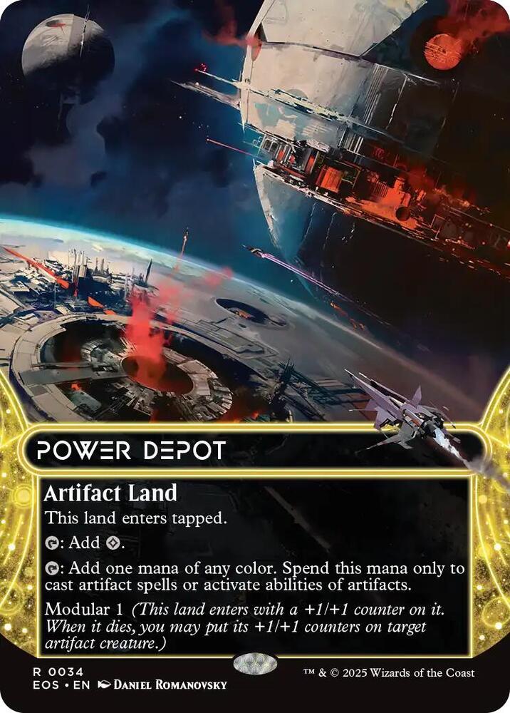 Power Depot (0034) (Borderless) [Edge of Eternities: Stellar Sights]
