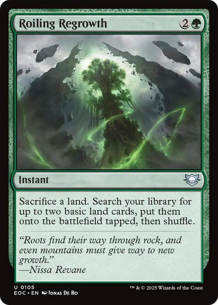 Roiling Regrowth (105) [Edge of Eternities Commander]