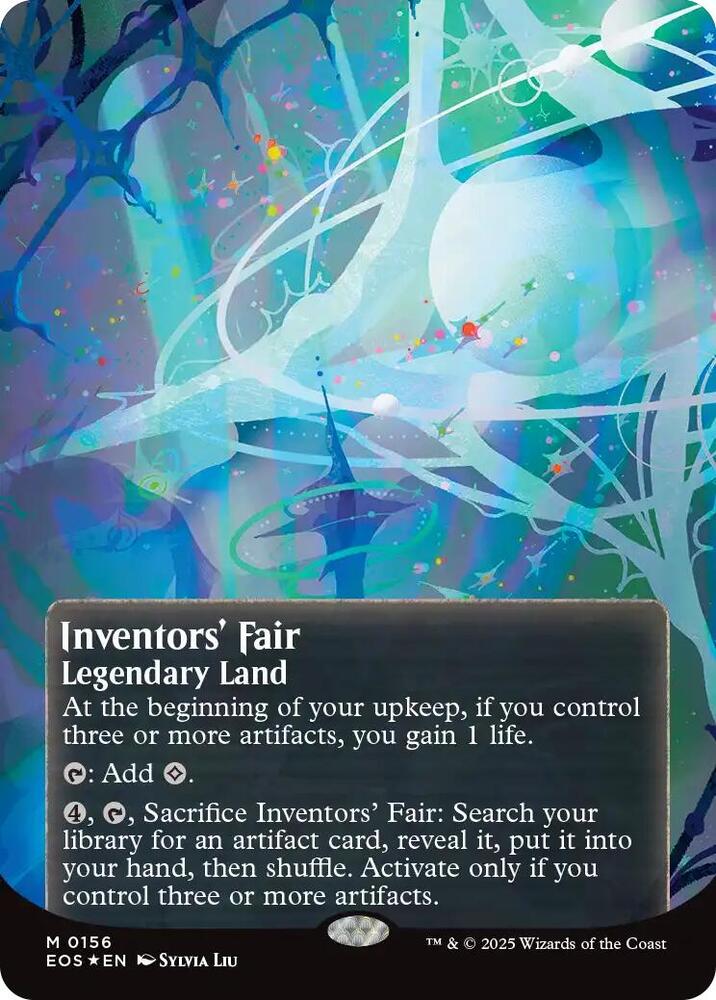 Inventors' Fair (0156) (Borderless) (Galaxy Foil) [Edge of Eternities: Stellar Sights]