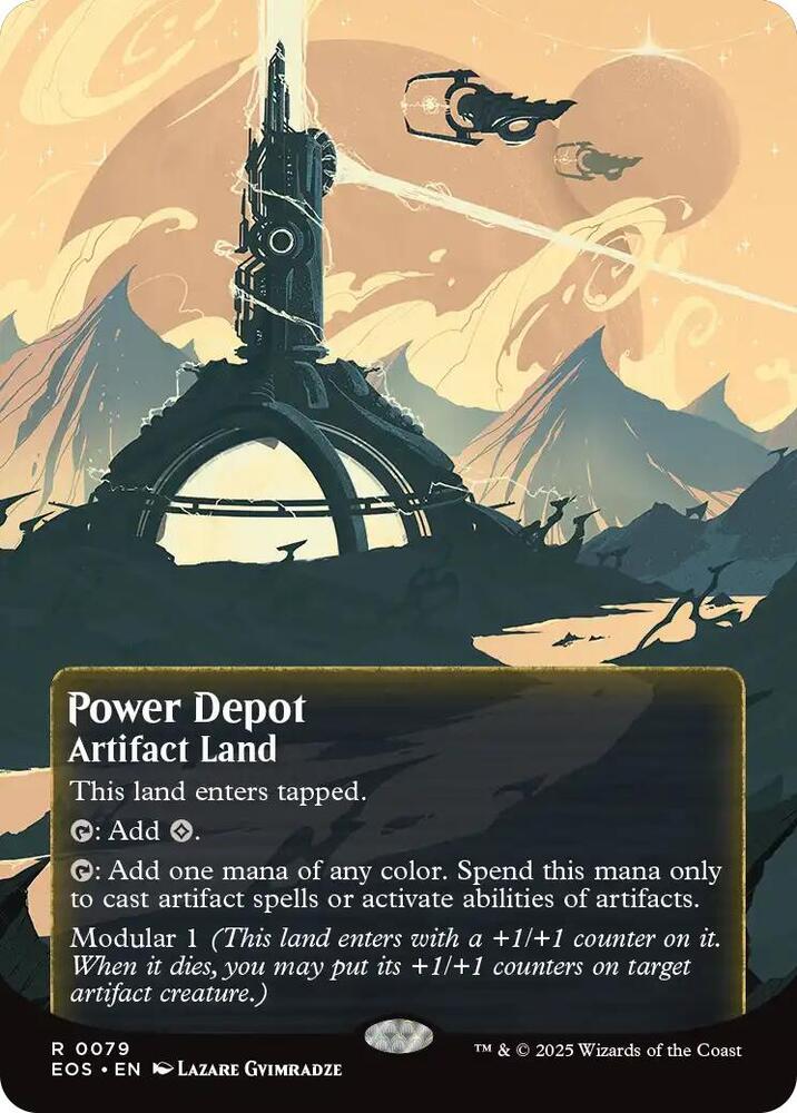 Power Depot (0079) (Borderless) [Edge of Eternities: Stellar Sights]
