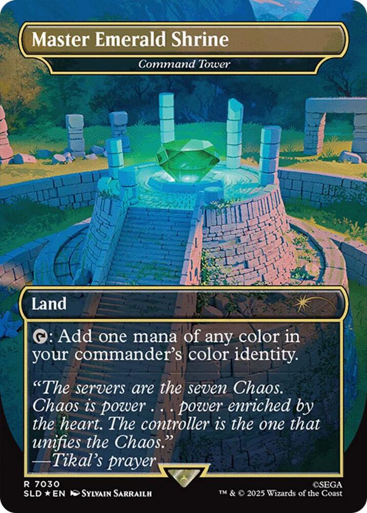 Master Emerald Shrine - Command Tower (7030) (Rainbow Foil) [Secret Lair Drop]