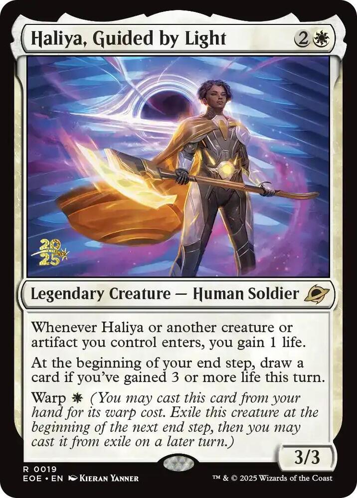 Haliya, Guided by Light (19) [Prerelease Cards]