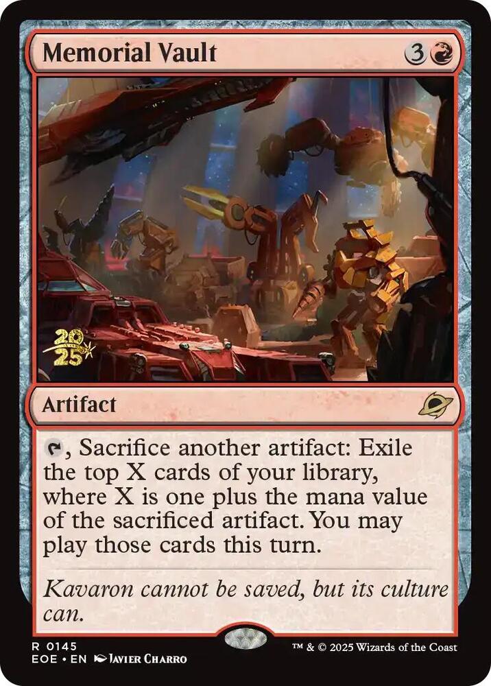 Memorial Vault (145) [Prerelease Cards]
