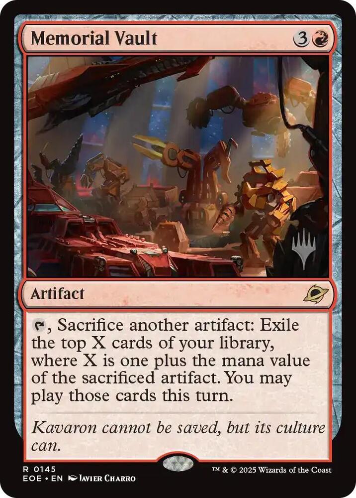 Memorial Vault (145) [Edge of Eternities Promos]