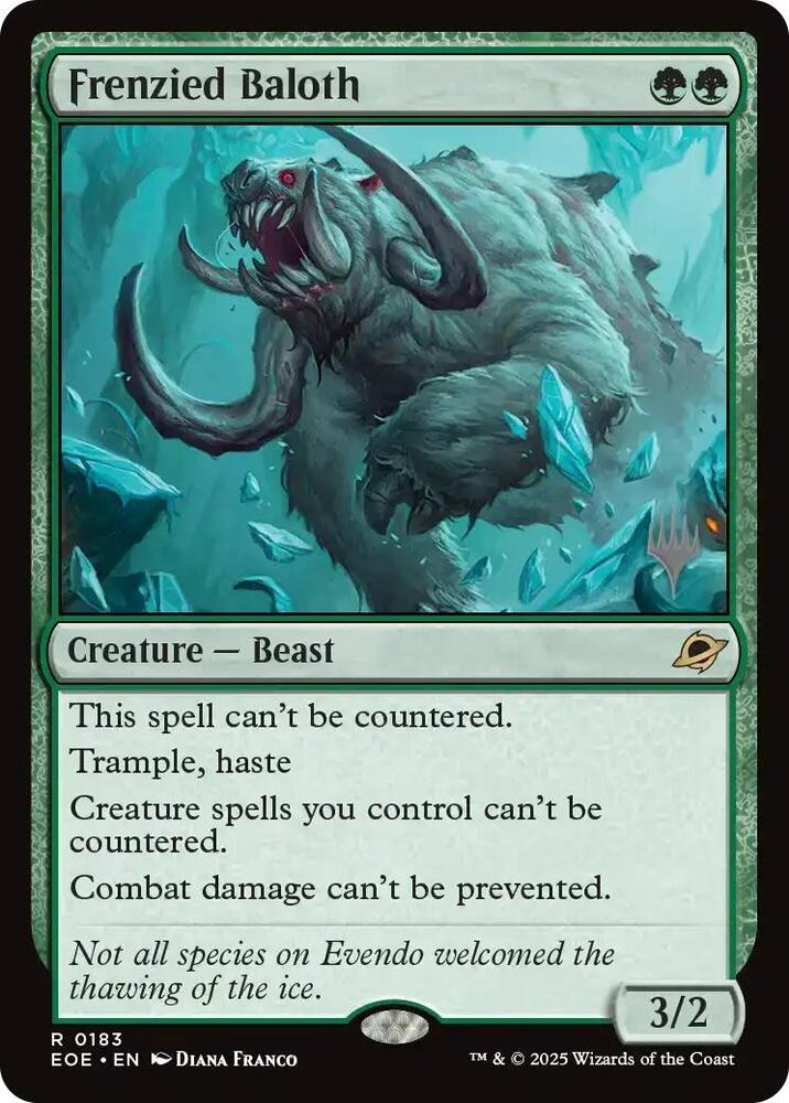 Frenzied Baloth (183) [Edge of Eternities Promos]
