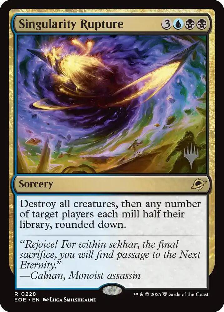 Singularity Rupture (228) [Edge of Eternities Promos]