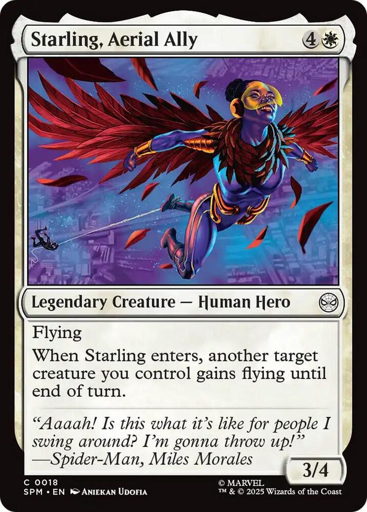 Starling, Aerial Ally (18) [Marvel's Spider-Man]