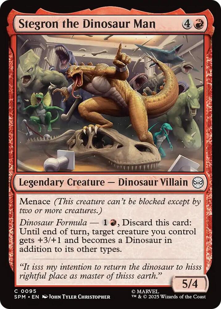 Stegron the Dinosaur Man (95) [Marvel's Spider-Man]