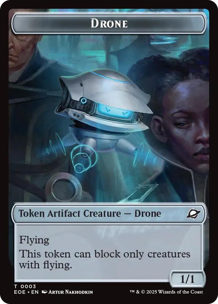 Drone // Lander (0006) Doubled-Sided Token (3 // 6) [Edge of Eternities]